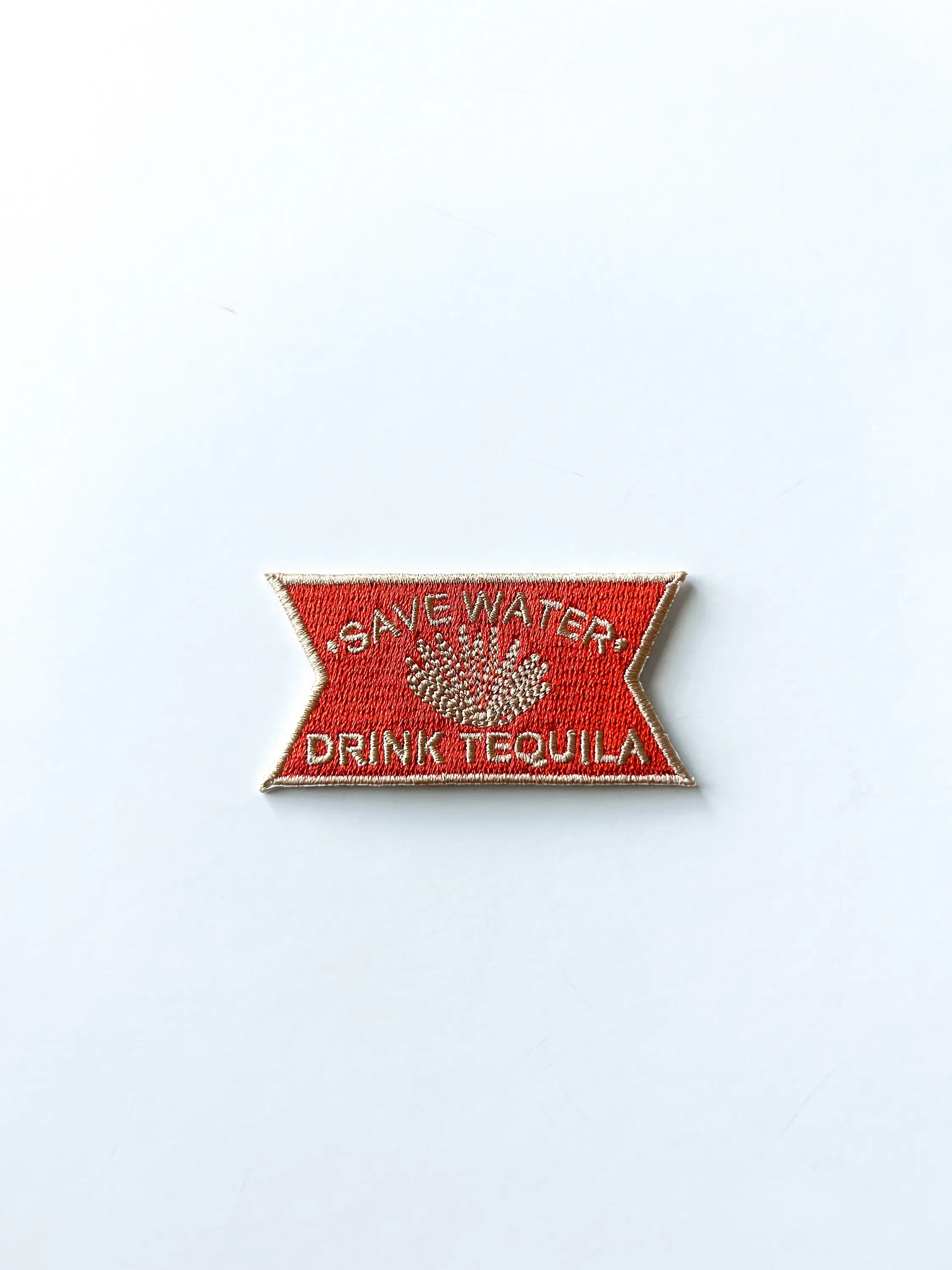 Field Trip Threads - Wholesale Patch - Save Water Drink Tequila Embroidered Iron-On Patch3