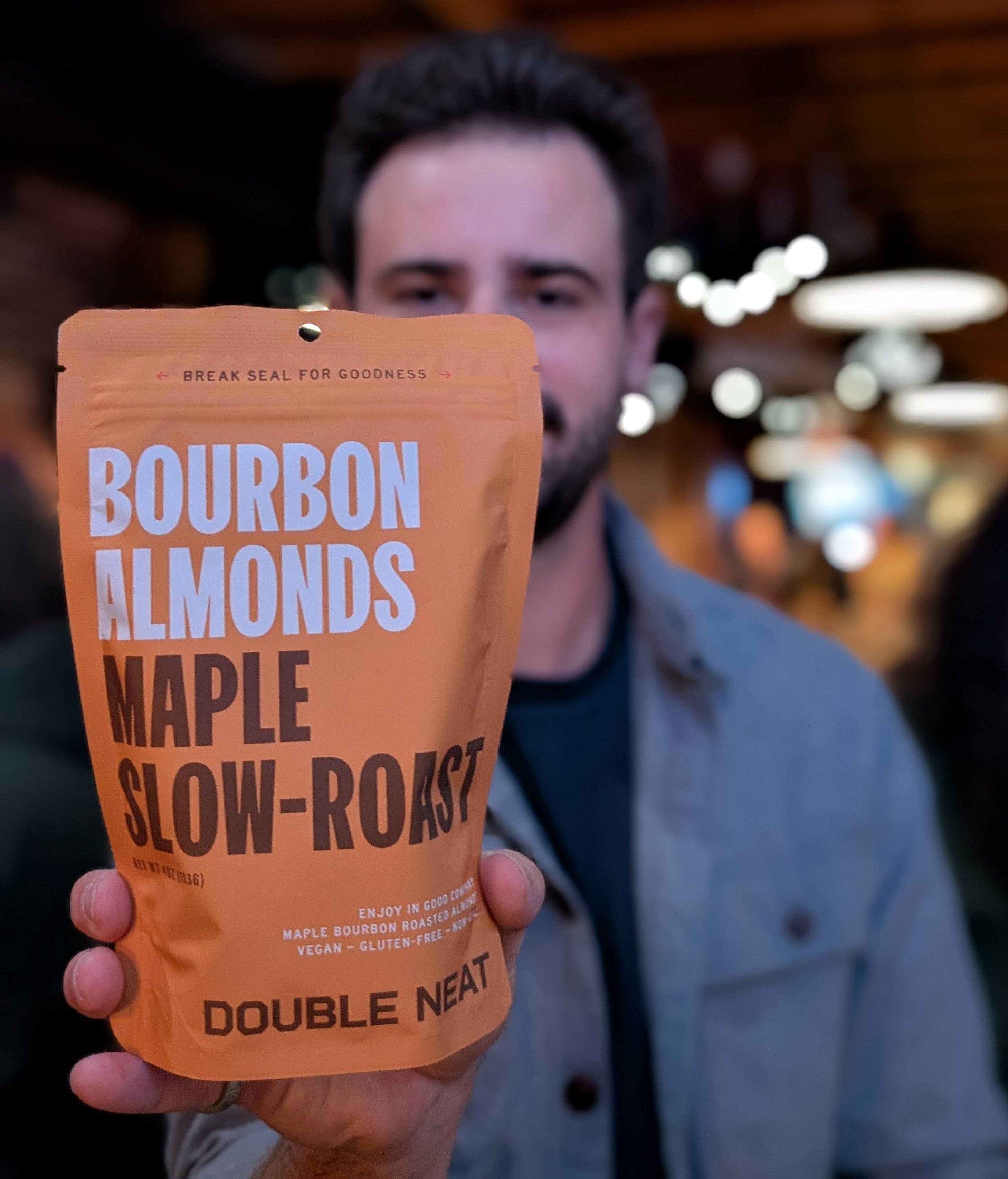 Double Neat - Wholesale Nuts - Candied Almonds Bourbon Maple | Roasted Nut Snacks2