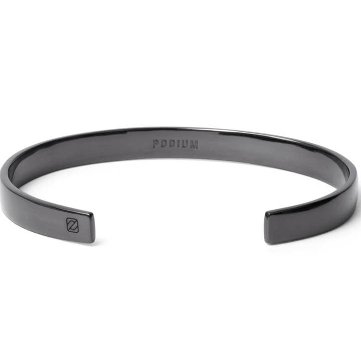 Bracelet manchette standard noir pour la vente par Podium