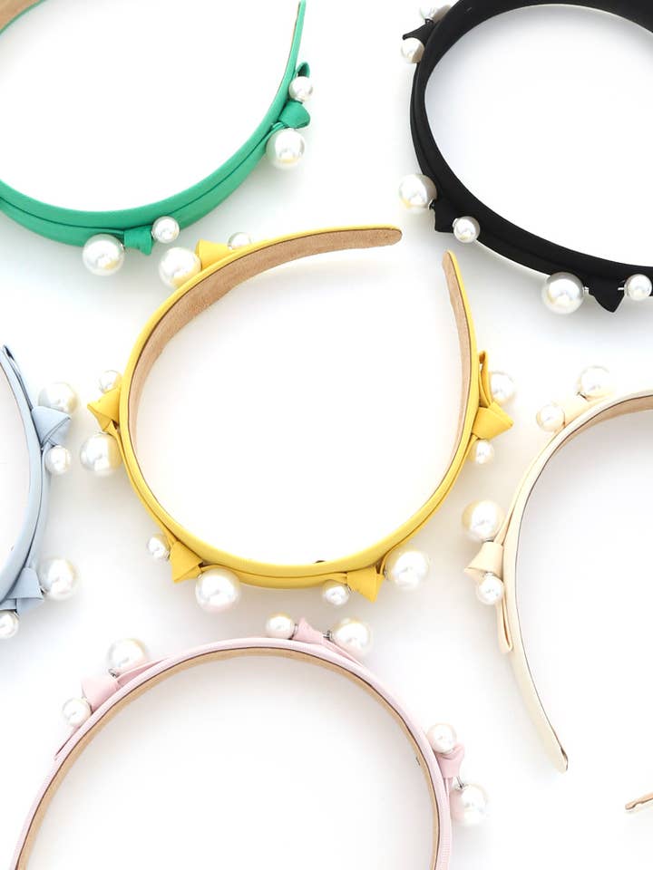 PEARL BEAD HEADBAND FH-5862 for wholesale by anbfashion