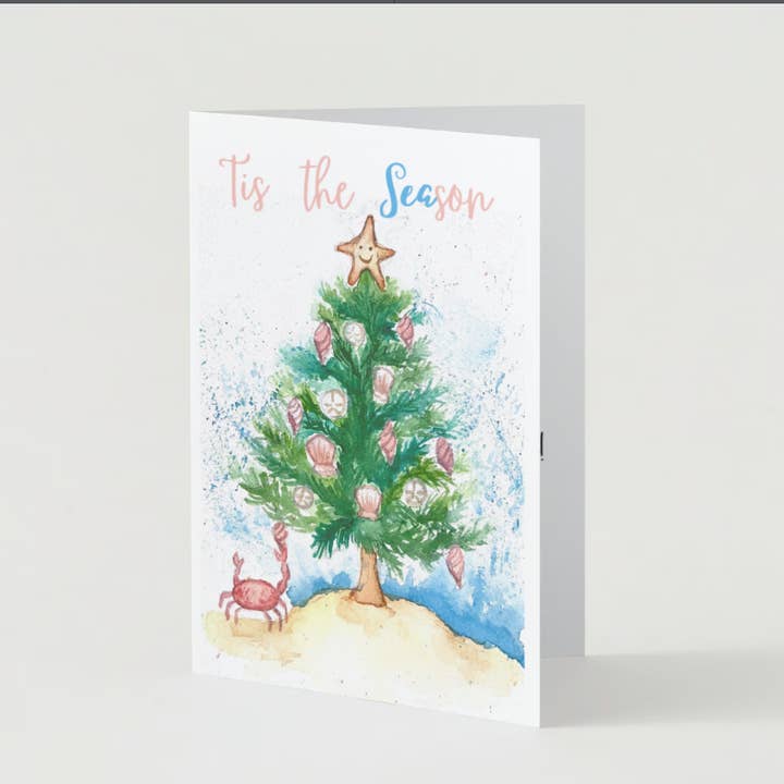 Holiday Card Tis the Season for wholesale by Sierra Clair Designs