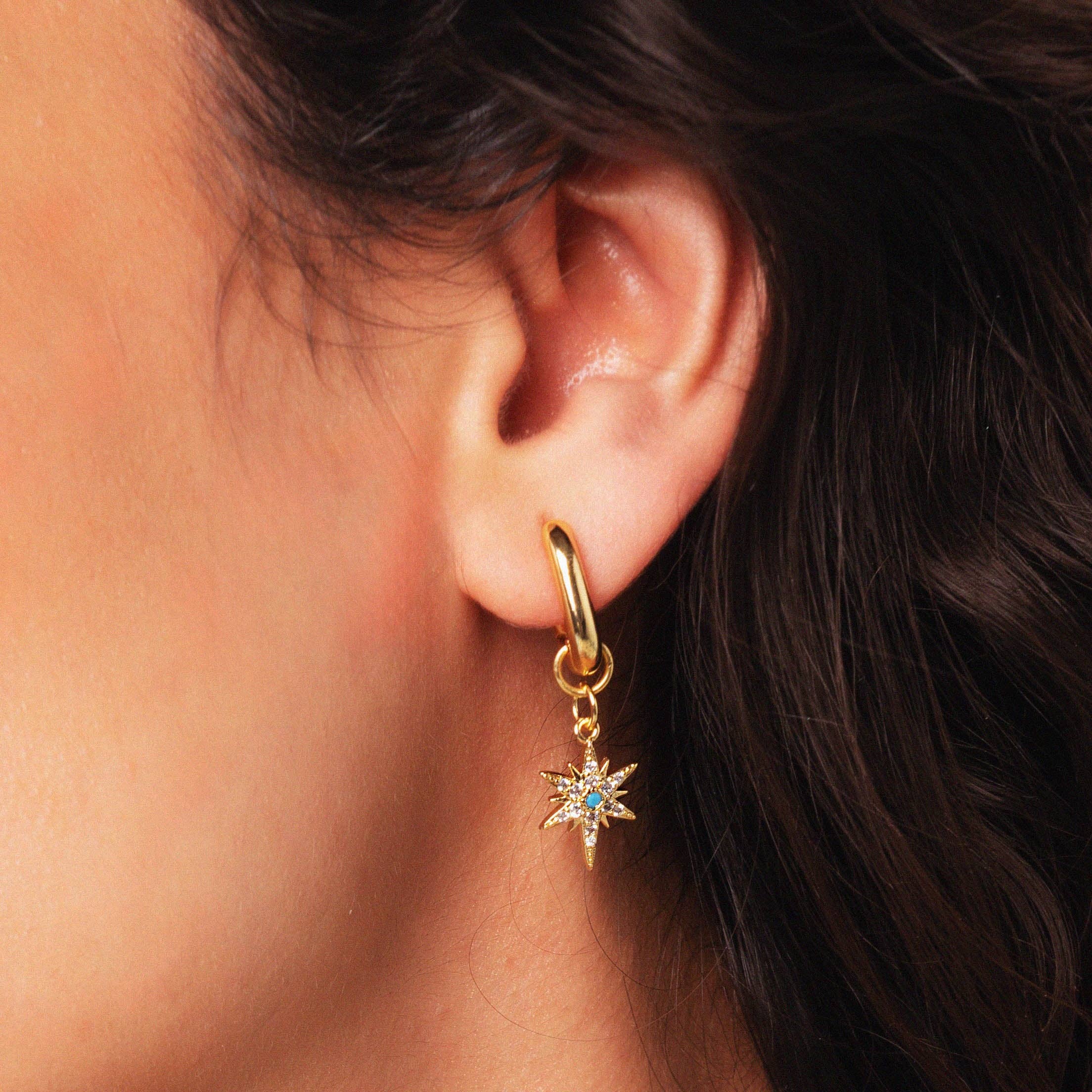 Ashiana London - Wholesale Hoop Earrings - Coco Gold Hoop Earrings4