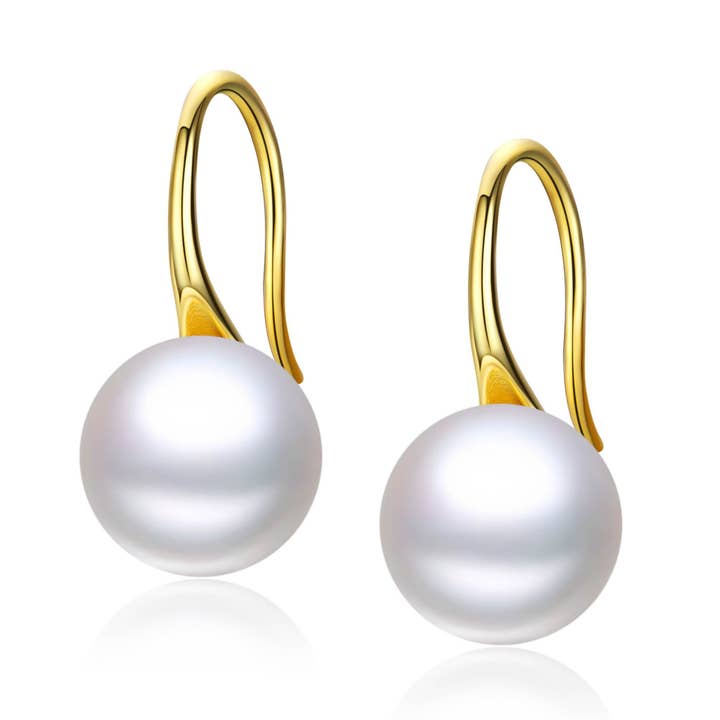 Timeless Pearl – Brincos de argola por atacado – Brincos de pérola Raindrop2