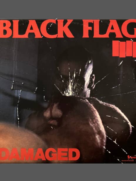 BLACK FLAG, Magnet, Button, DAMAGED for wholesale by Ba Ba Buttons