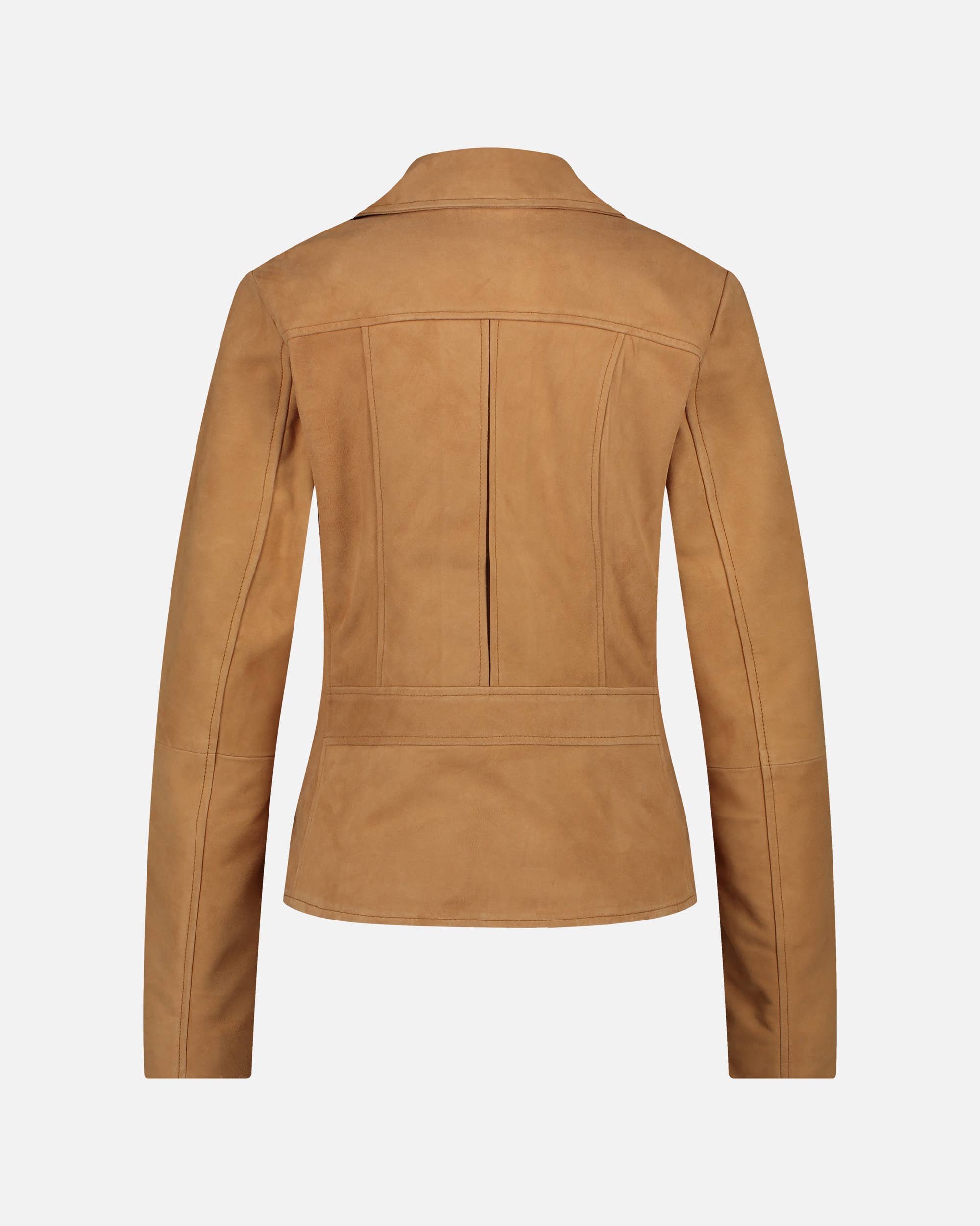 Garcia | Camel Suede Moto Leather Jacket - SHIPS IN 3 WEEKS for wholesale on Faire3