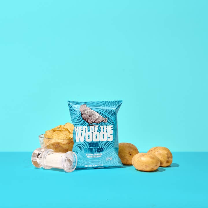 Hen of the Woods - Wholesale Chips - Sea Salted Kettle Cooked Potato Chips 2 OZ