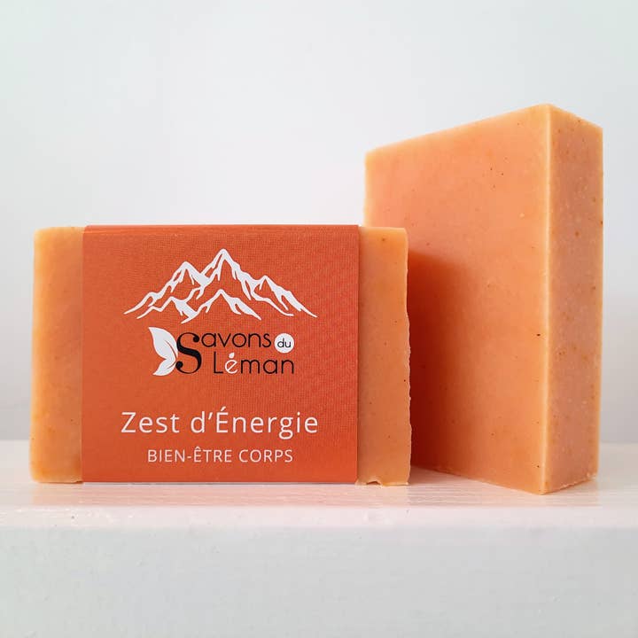 Savons du Léman - Wholesale Bar Soap - Zest d'Energie Soaps 105g ZD BIO