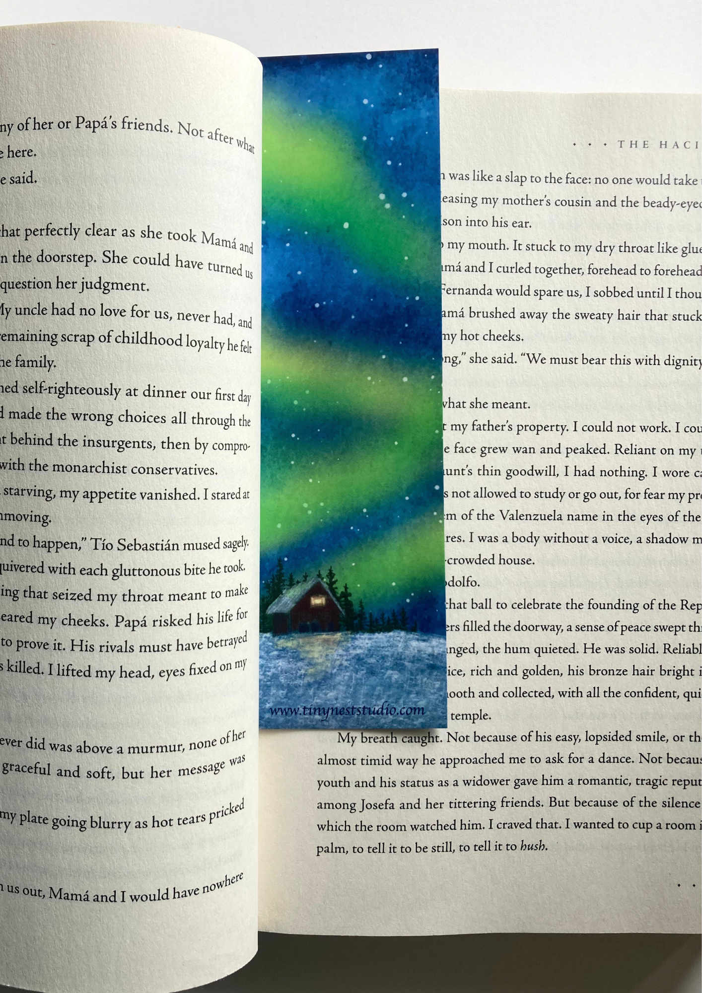 Tiny Nest Studio – wholesale Bokmärke – Norrsken bokmärke3