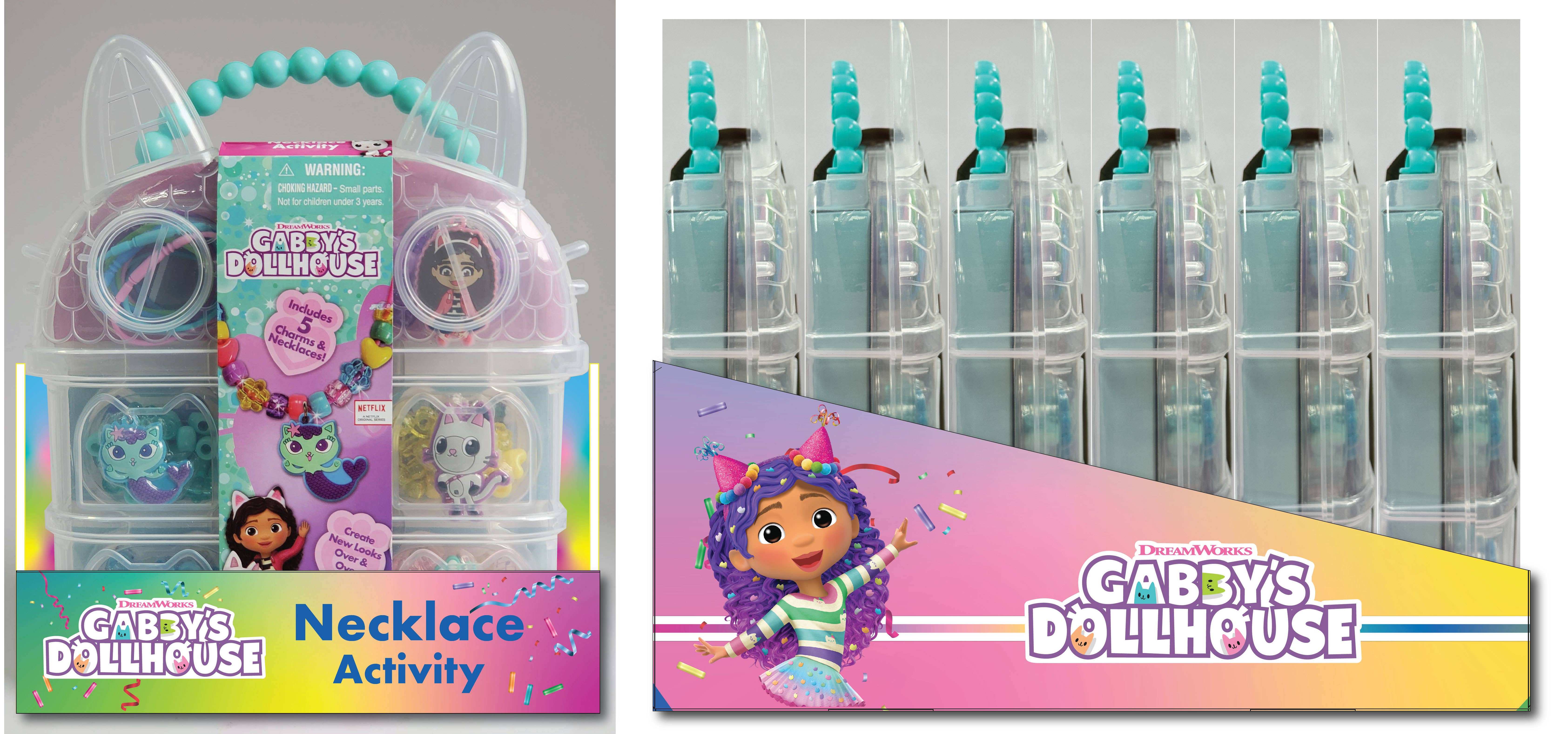 License 2 Play Toys - Wholesale DIY Craft Kit - Kids - Gabby’s Dollhouse DIY Necklace Kit in 6pc Display3