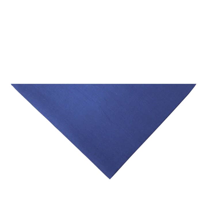 Bandanas Wholesale - Wholesale Bandana - Unisex - Pack of 9 Triangle Cotton Bandanas - Solid Colors and Polyester - 30 in x 20 in x 20 in
