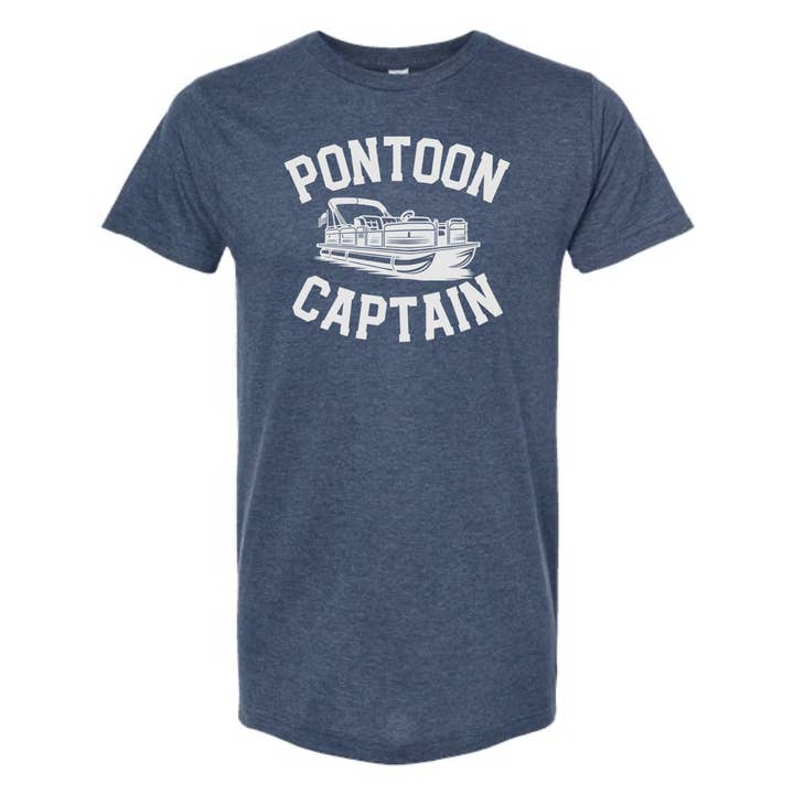 dkhandmade - Wholesale Screen Printed T-Shirt - Men's - PONTOON CAPTAIN T-SHIRT | LAKE DAY | RIVER | BEACH6