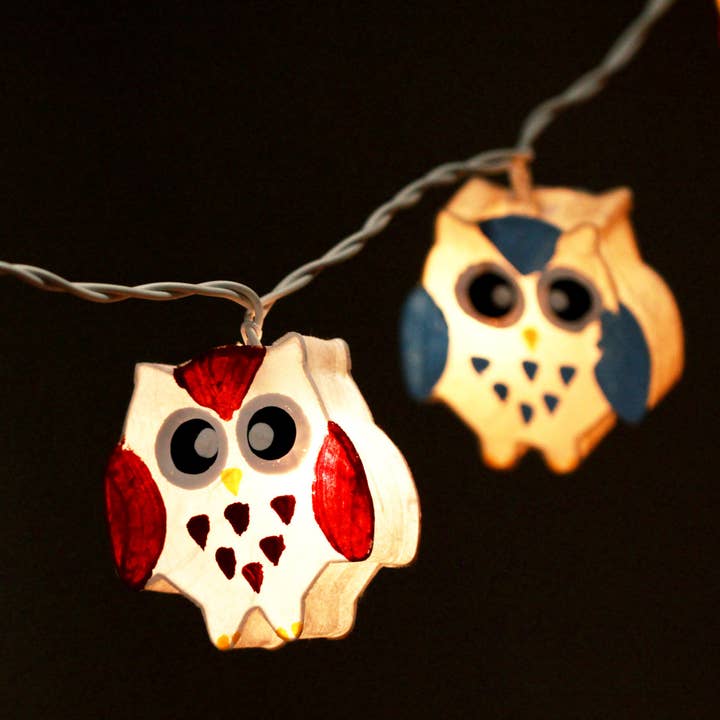 Mr. Ellie Pooh - Wholesale String Lights - US Plug-In String Lights Owls (w)