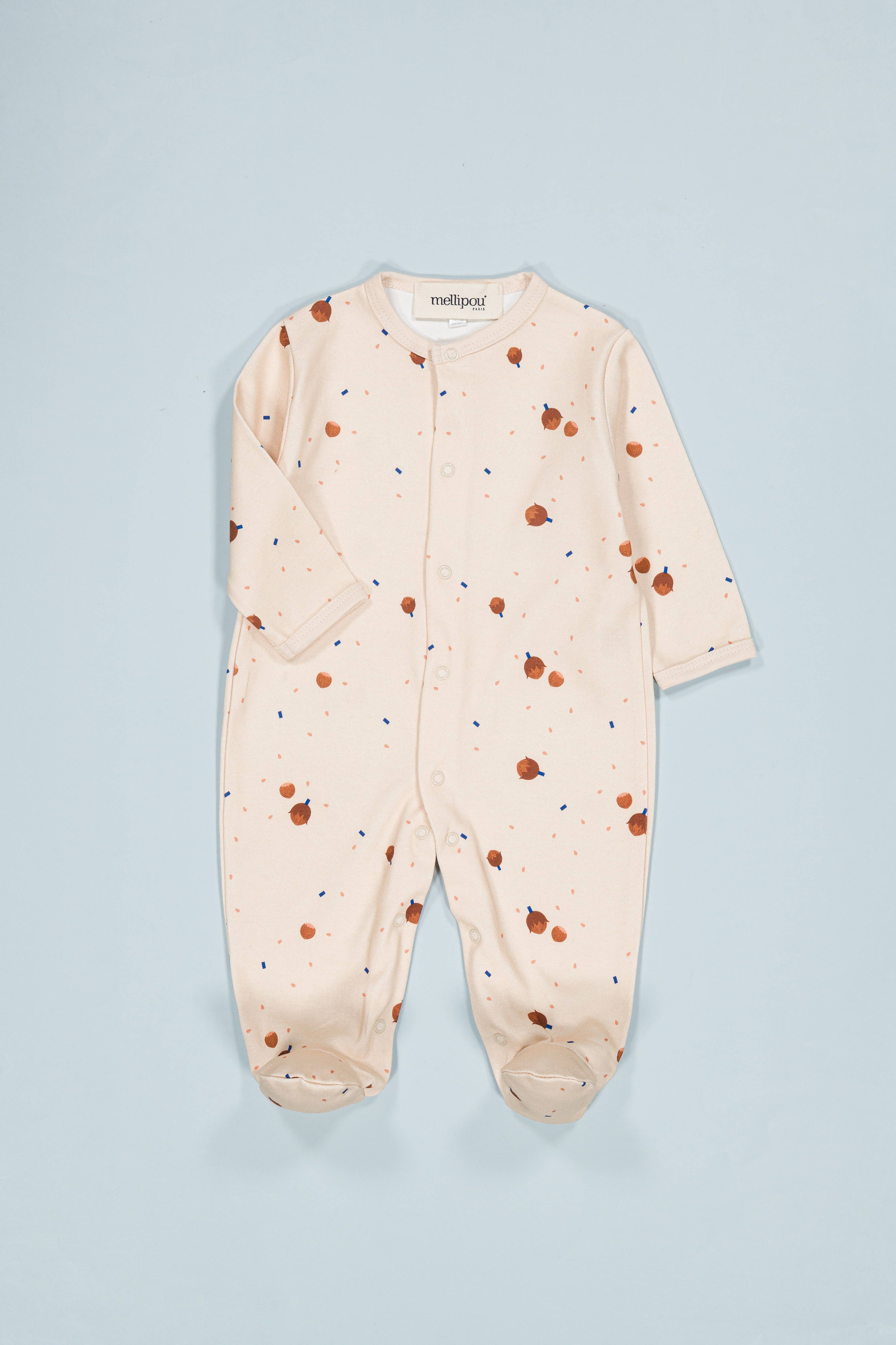 MELLIPOU - Wholesale Sleepsuit - Baby - SLEEPSUIT  NOISETTE1