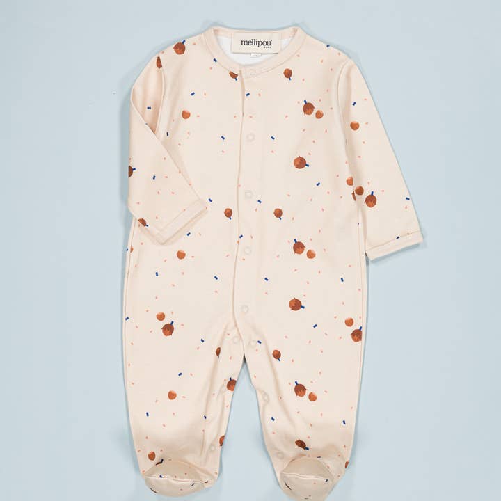 MELLIPOU - Wholesale Sleepsuit - Baby - SLEEPSUIT NOISETTE1
