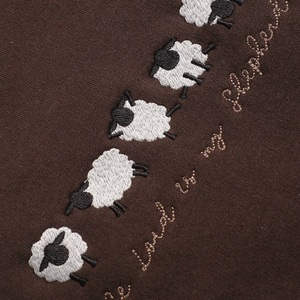 Fashion City - Wholesale Sweatshirt - Unisex - The Lord Is My Shepherd Embroidered Heavyweight Sweatshirt3