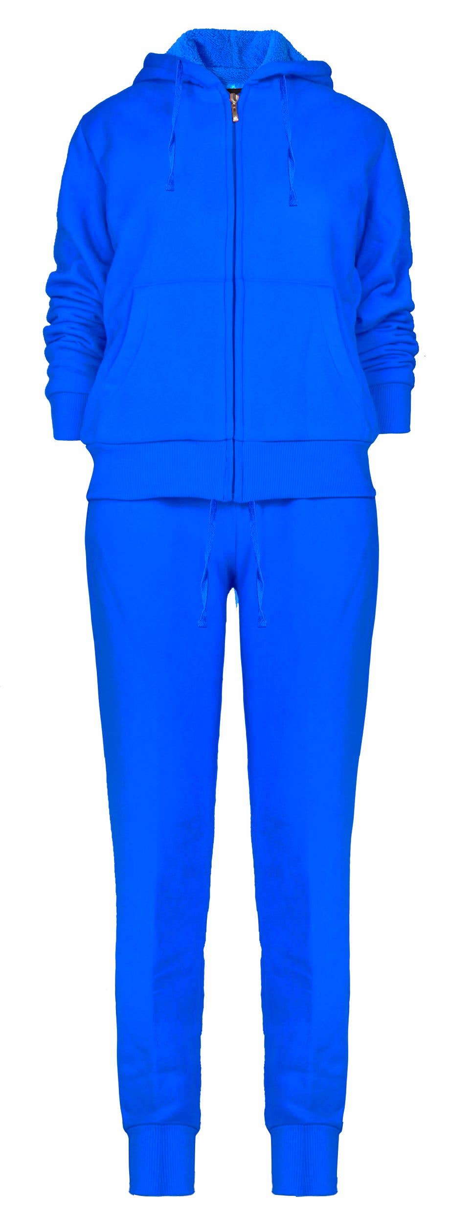 LeeHanTon - Wholesale Tracksuit - Women's - LeeHanTon Ladies Soft Sherpa Lined Tracksuit Set Plus Size6