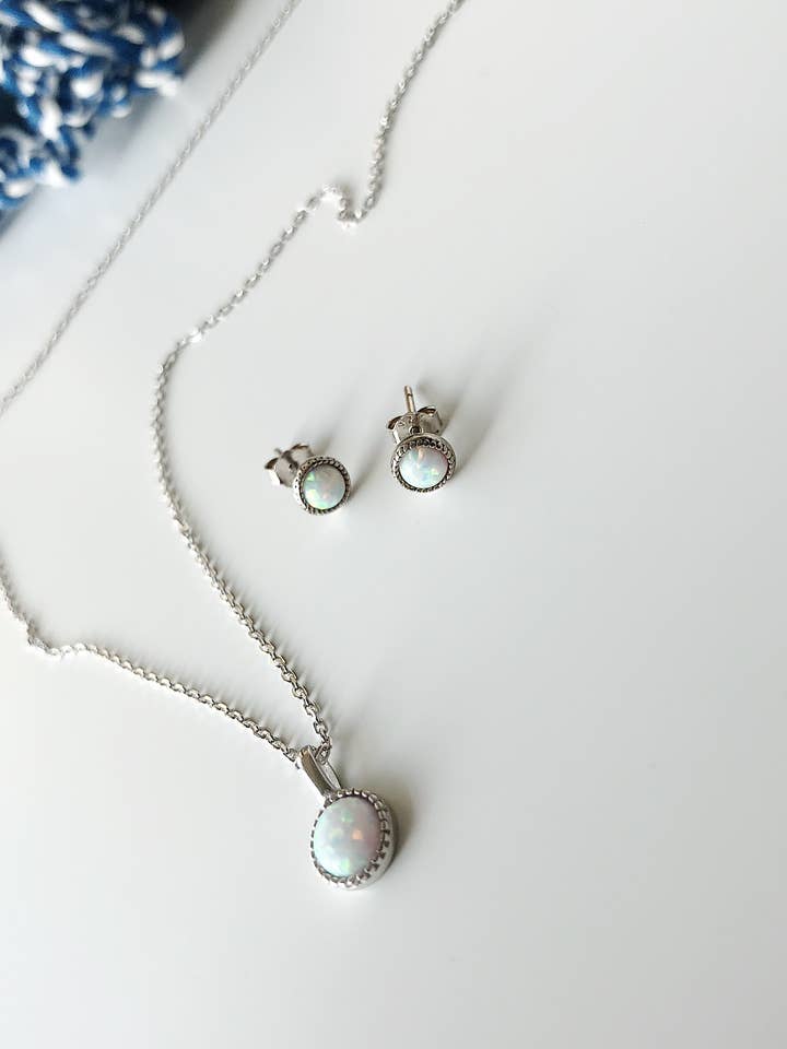 Opal Glow halsketting voor wholesale door MINICYBER STUDIO