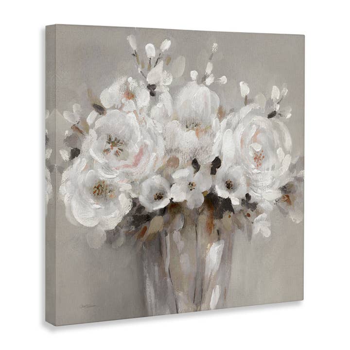 Stupell Industries - Wholesale Wall Sign - White Flower Bunches - Unframed Wall Art6