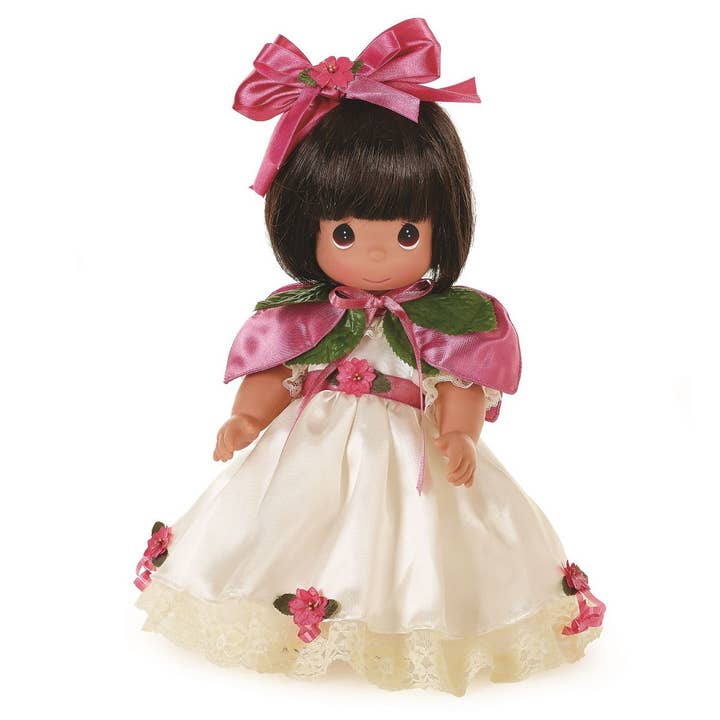 La Belle au bal de Noël, Brunette, poupée 16 pouces pour la vente par The Doll Maker LLC