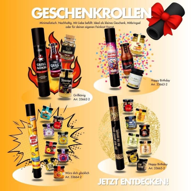 Altenburger Senf & Feinkost GmbH & Co. KG – wholesale Matpresentkorg – Presentrulle Premium3