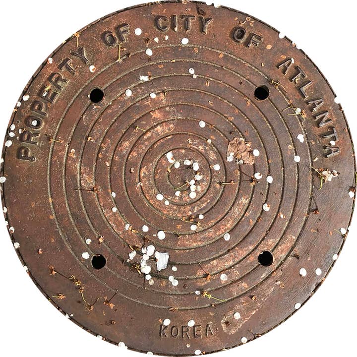 PROJECT SOUTH - Atlanta, GA #2- Sewer Cover Doormat for wholesale by Vernakular Photo Designs