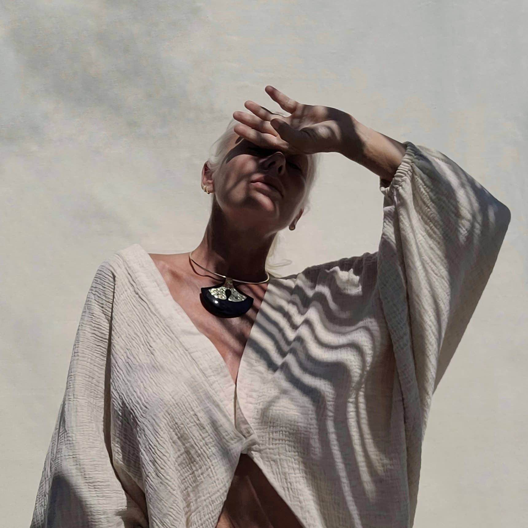 Bisjoux – wholesale Choker/Krage – Snidade horn hamrade mässing uttalande krage choker halsband3