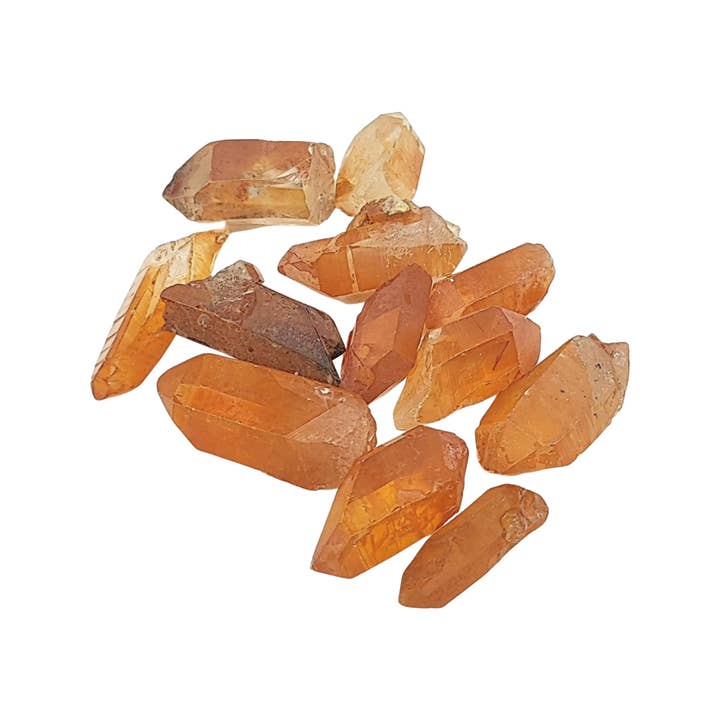 Arômes & Évasions - Wholesale Spiritual Stone/Crystal - Stone -Tangerine Quartz -Tumbled -Medium2