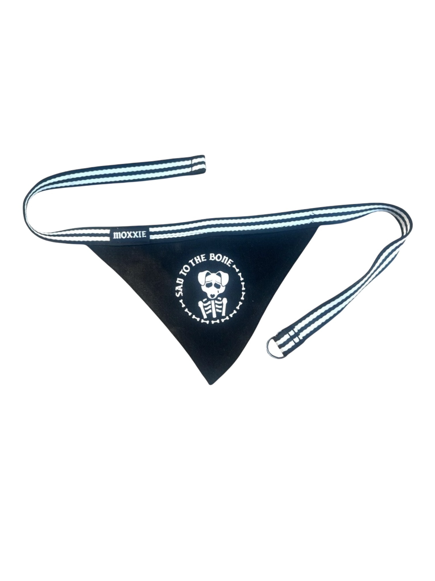 Zwart Verdrietig tot op het Bot Verstelbare Huisdier Bandana voor groothandel op Faire4