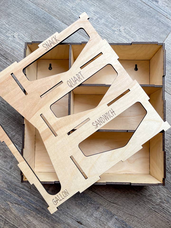 Ziplock Bag Organizer for wholesale by Hunt & Chase