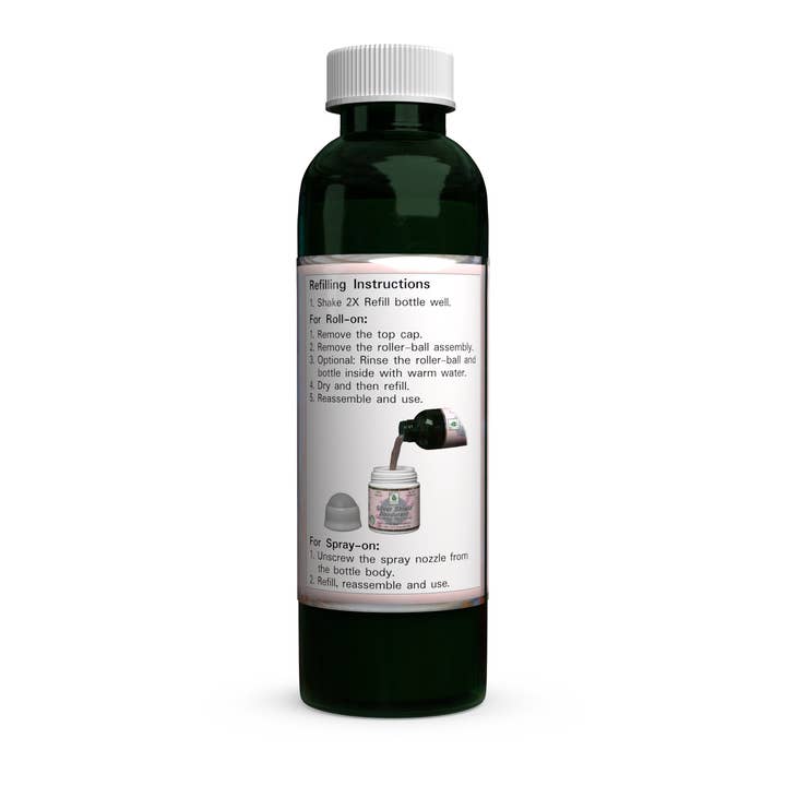 Silver Botanicals - Vendita all'ingrosso Deodorante - Unisex - Silver Shield Deodorante, 2 ricariche, 4 oz.11