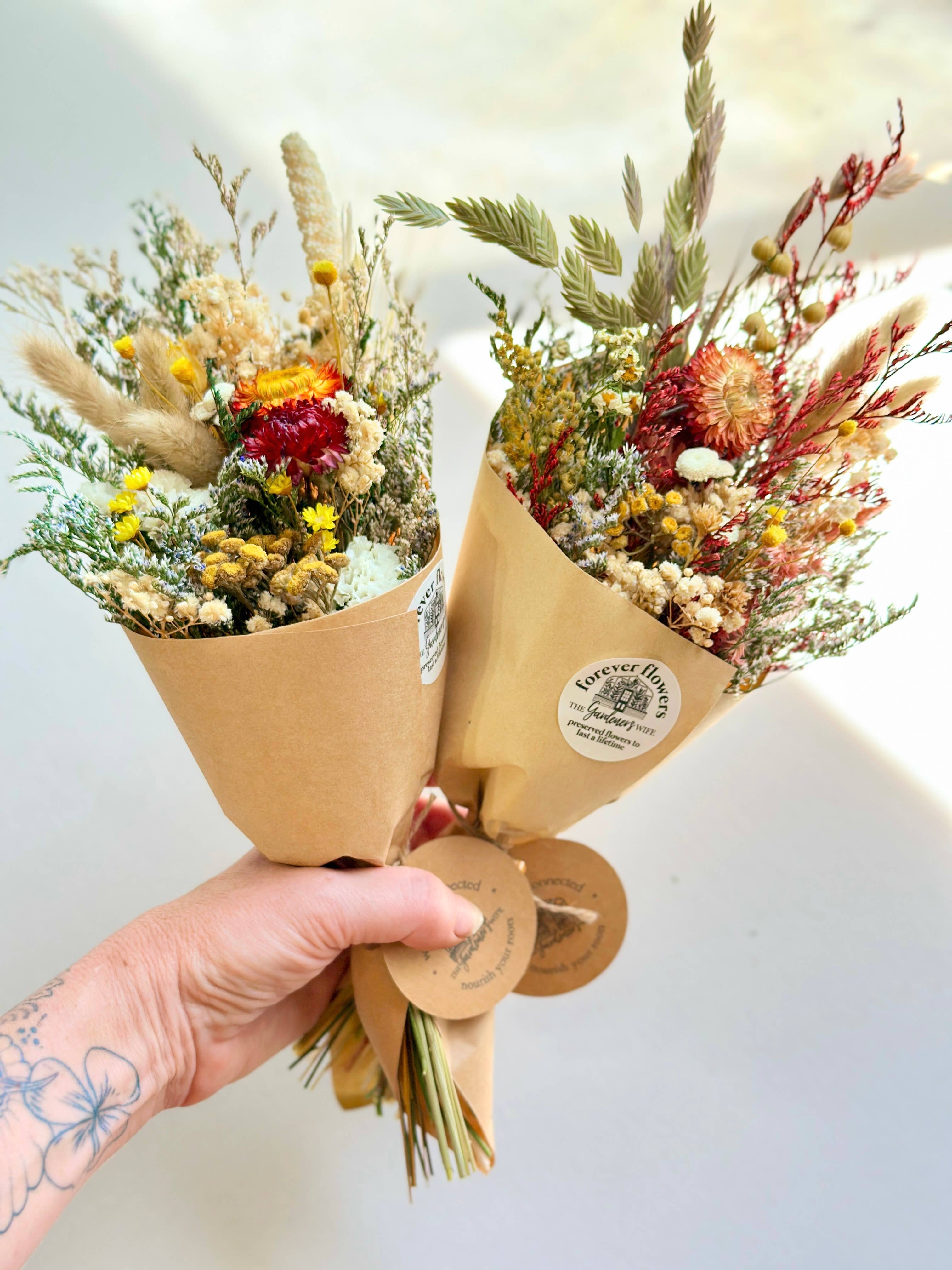 The Gardeners Wife - Wholesale Dried/Pressed Flowers - Mini Bouquets8