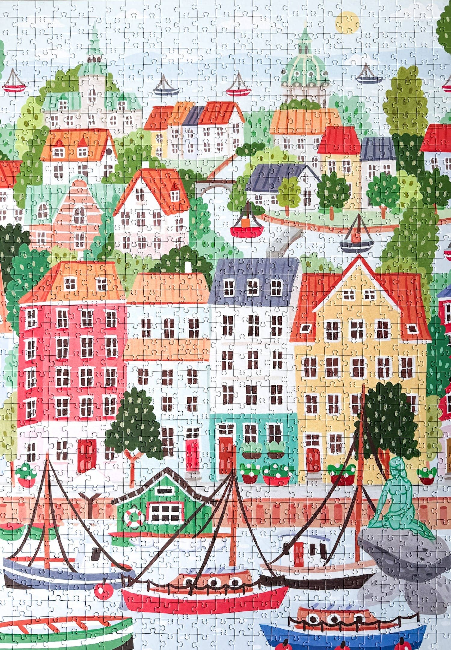 Piecely Puzzles - Wholesale Puzzle - Adult - Puzzle Copenhagen, 1000 pieces1