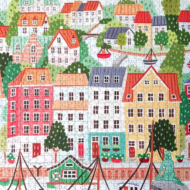Piecely Puzzles - Wholesale Puzzle - Adult - Puzzle Copenhagen, 1000 pieces1