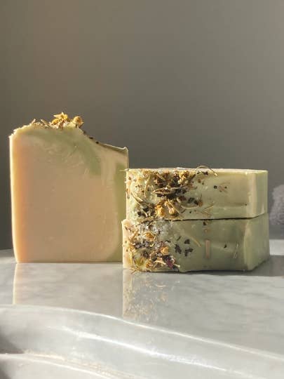 White Sage + Lavender Bar | All-Natural Plant-Based Soap for wholesale by Bare Natural Soap Co