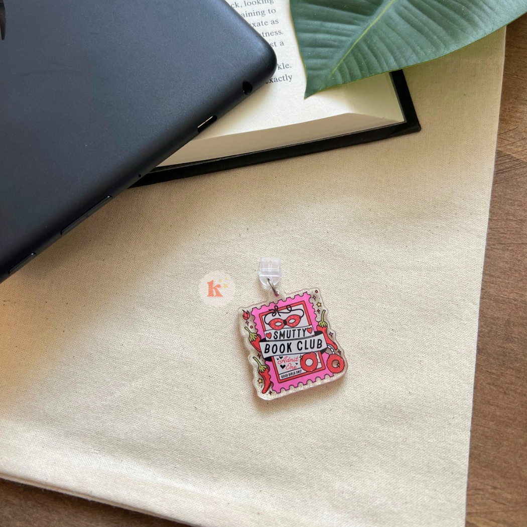 Kelle & Co. - Wholesale Bookmark - Smut book club Kindle Charm, kindle accessories, bookish0