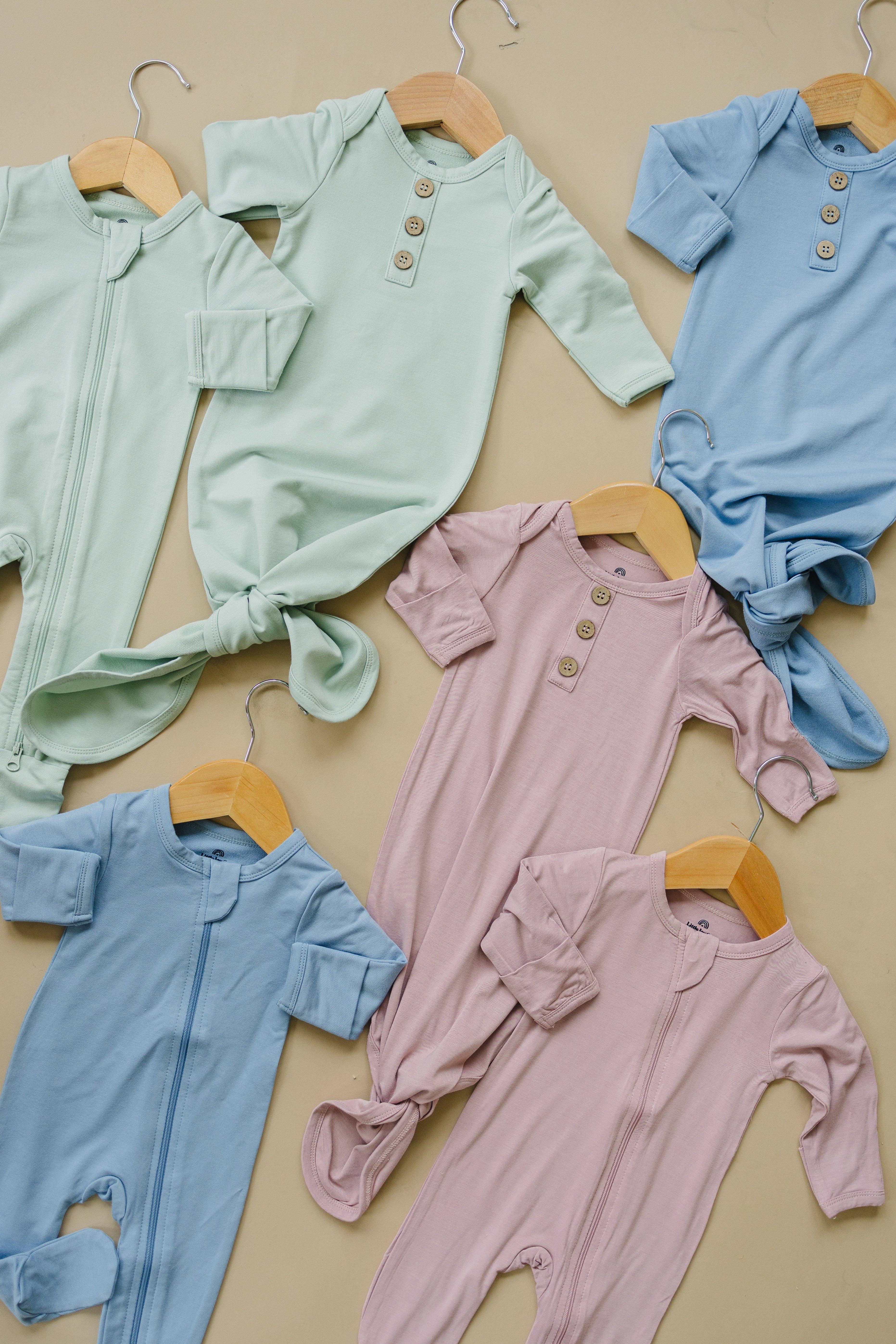 Little Joy Co. - Wholesale Babygown Set - Baby - Newborn Bamboo Gown & Hat Set6