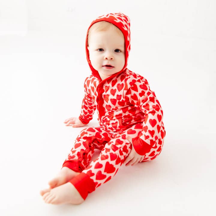 Love To The Rescue Hooded Romper for wholesale by Dreamiere
