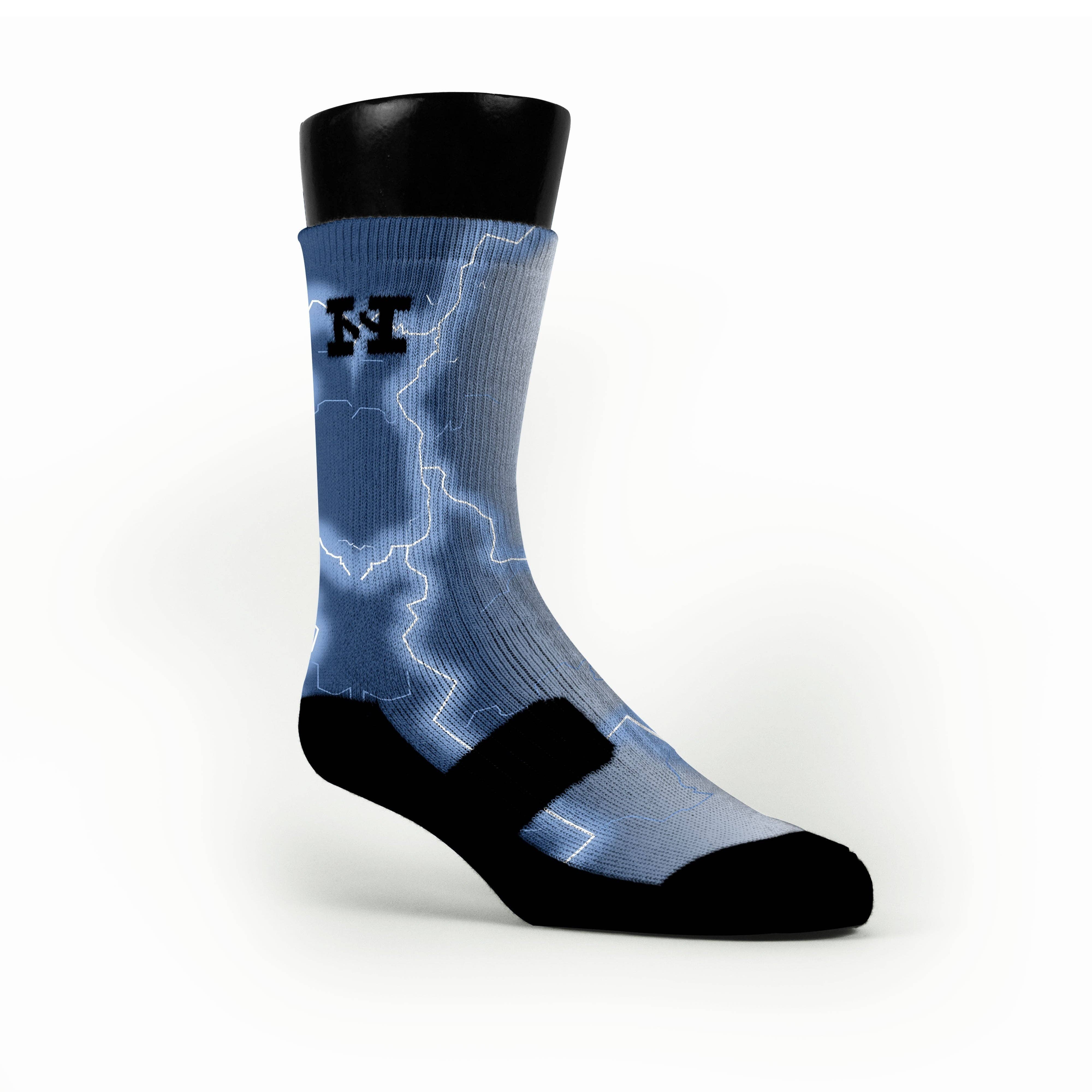 HoopSwagg - Wholesale Socks - Unisex - Tar Heel Storm1