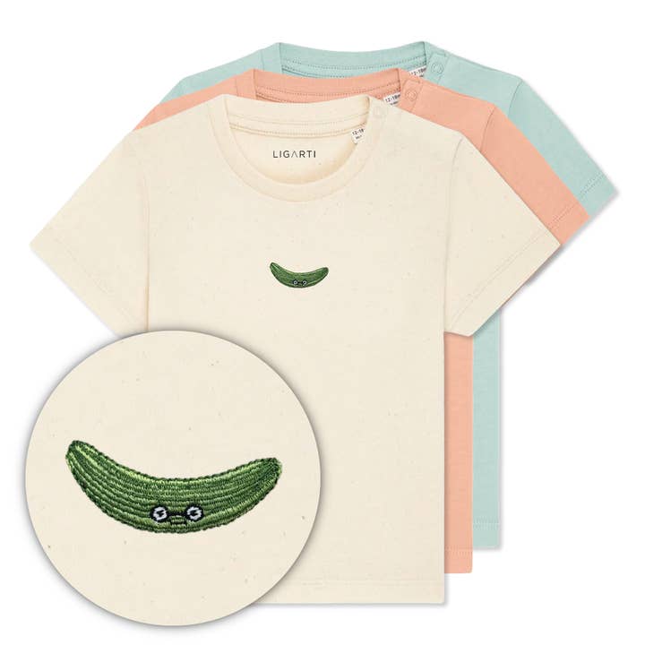 Camiseta de bebé - Pepino por atacado de LIGARTI