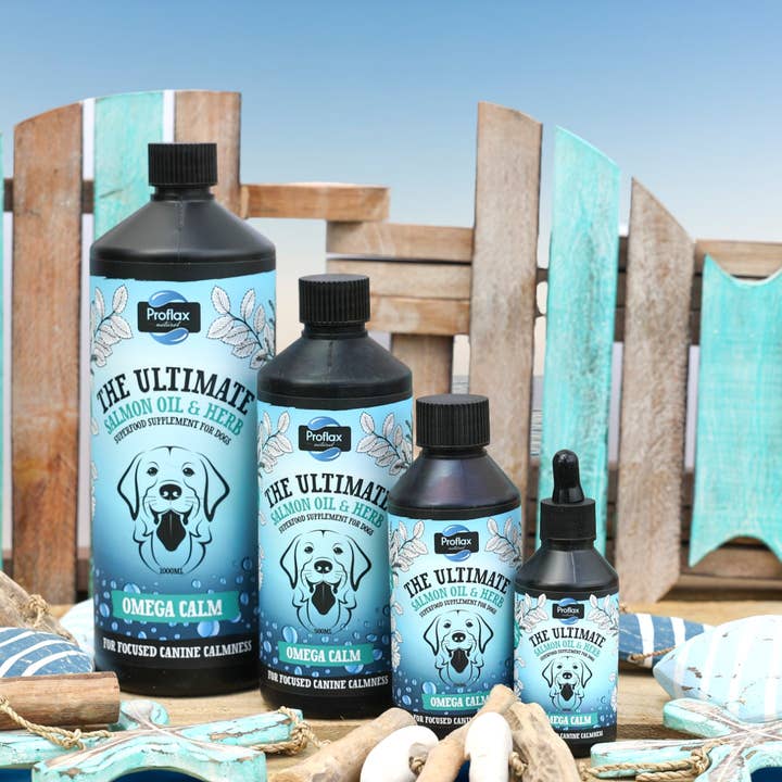 Proflax Omega Calm Suplemento Líquido Calmante para Perros para venta al por mayor de Proflax Superfood Supplements