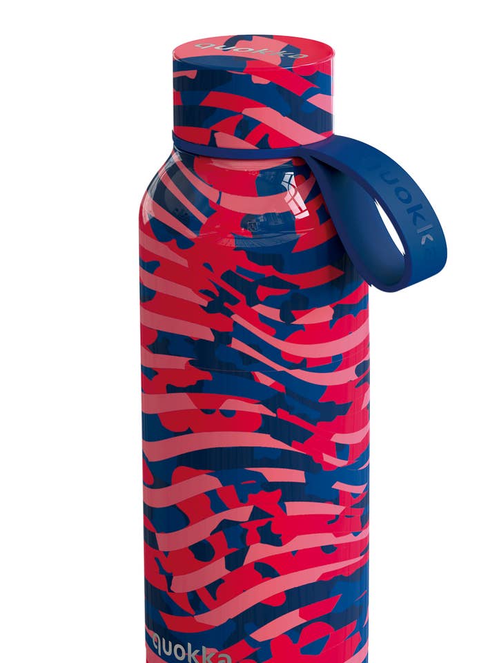 SOLID STAINLESS STEEL THERMOS BOTTLE WITH CLASH 510 HANGER for wholesale by QUOKKA