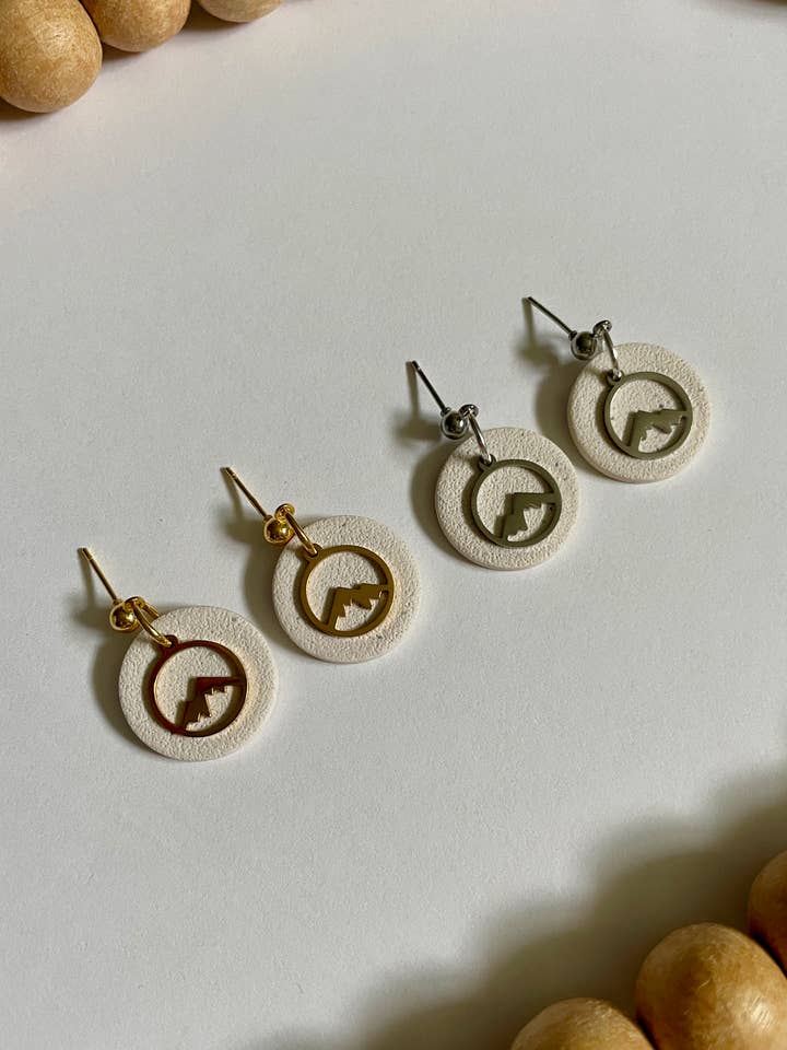 Oatmeal Mountain Dangles for wholesale by Dangles by Angles