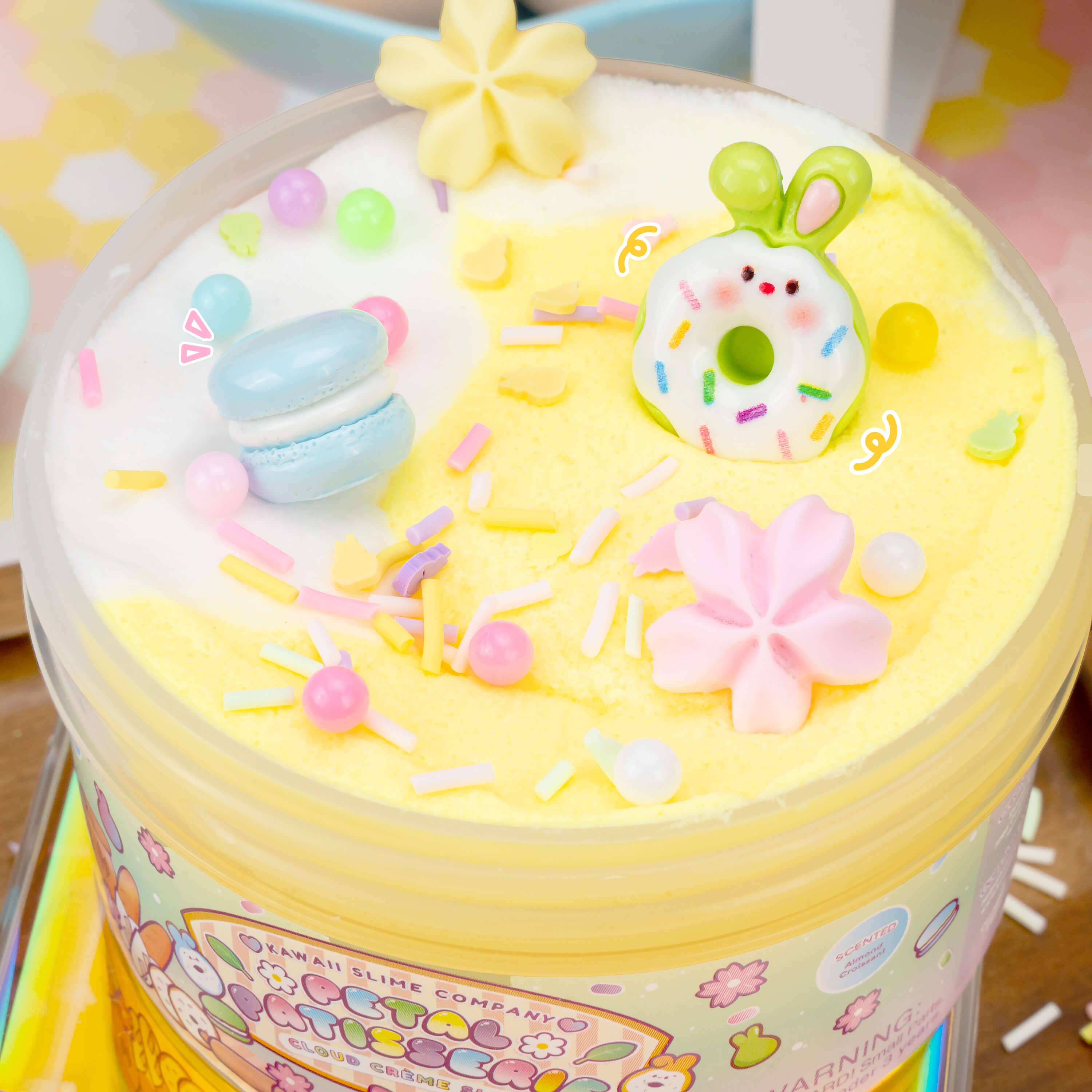 Kawaii Slime Company - Wholesale Putty/slime – Child - Petal Patisserie Cloud Creme Slime (4pcs/case)4
