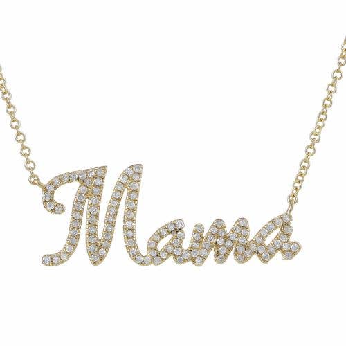 Collier prénom Diamond Mama pour la vente par Jewels of Mewar