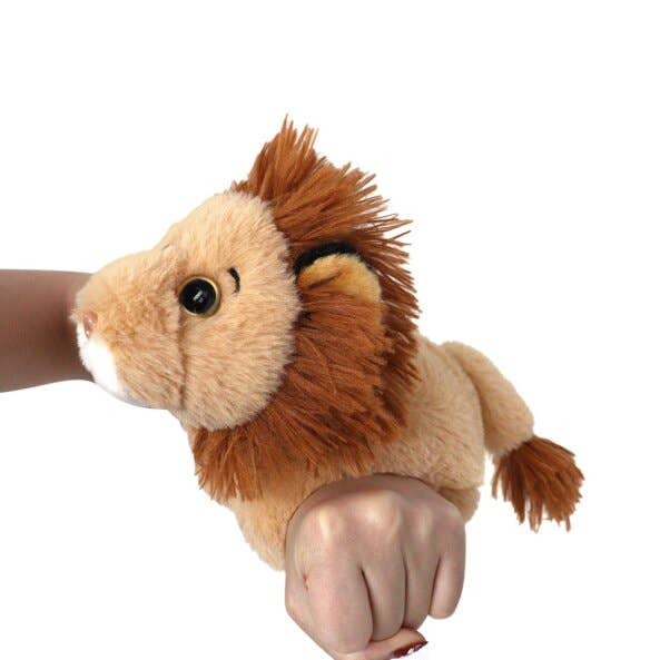 The Petting Zoo - Wholesale Stuffed/Plush Toy - Kids & Baby - 10" (23cm) Slapstix Lion Slap Bracelet