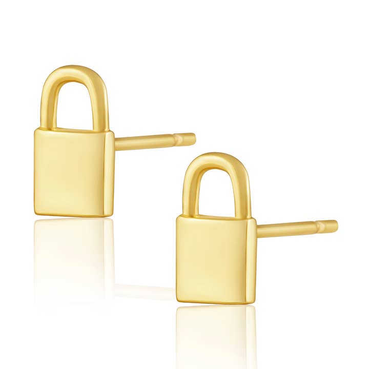 Mini Lock Studs for wholesale by Sahira Jewelry Design