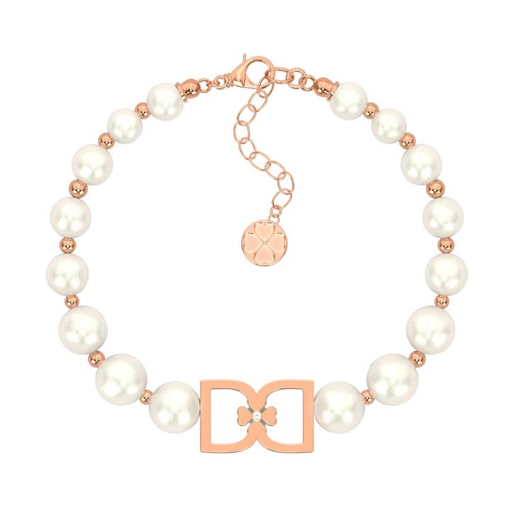 Bracciale di Perle DD - Oro Rosa per la vendita all'ingrosso da parte di DAYLO
