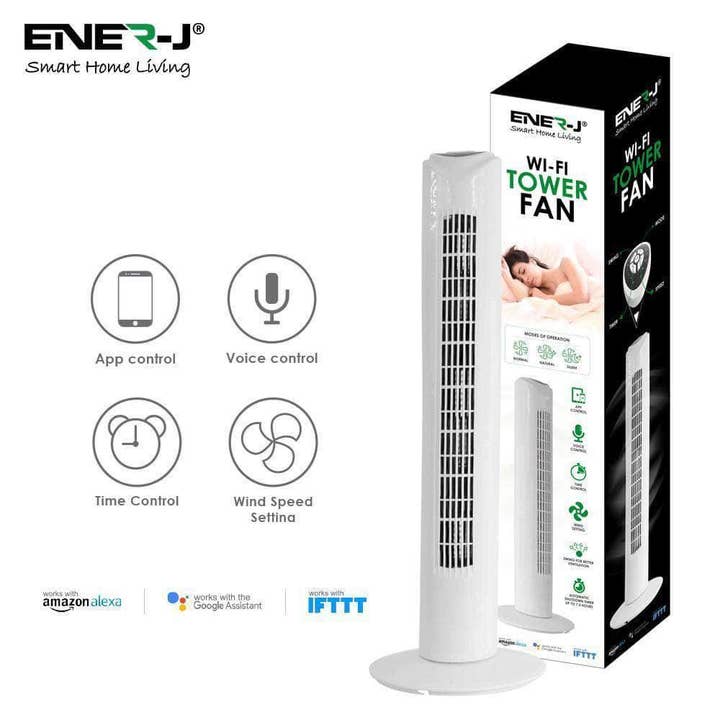 ENER-J – wholesale Electric fan – Smart Wifi Tower Fan, Voice & App Control2