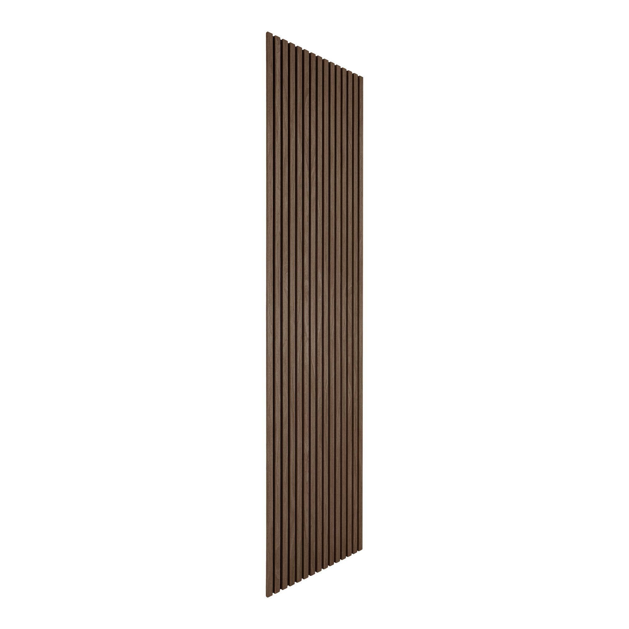 Brown Acoustic Panel - Wood veneer. walnut look 2400x600x22 mm for wholesale on Faire2