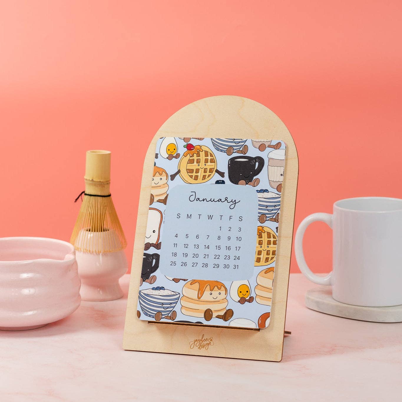 Jaybee Design - Wholesale Calendar - Cute Creatures 2026 Desktop Calendar3